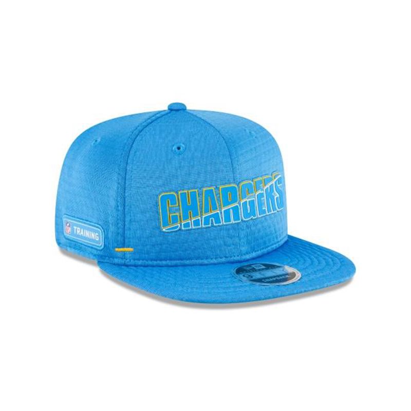 NFL Los Angeles Chargers Official Summer Sideline 9Fifty Snapback (NFN1968) - Blue New Era Caps